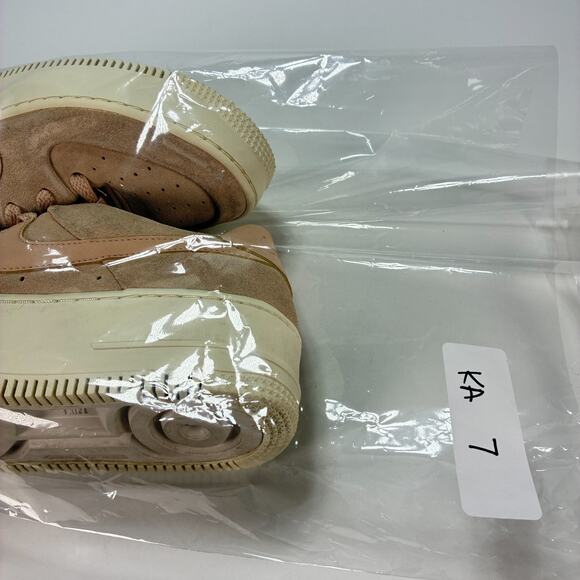 Nike Air Force 1 Sage Low Pink Suede Platform Shoes AR5339-201 Women’s Size 7 - Picture 10 of 10